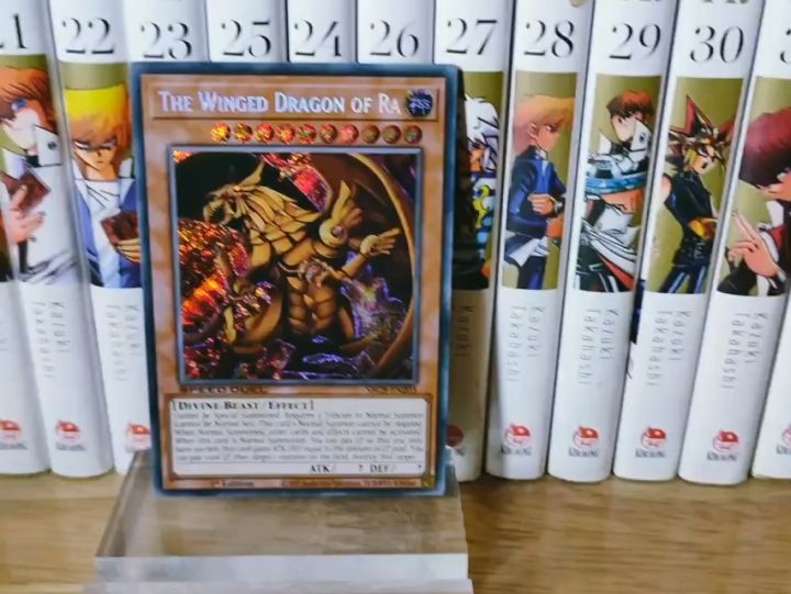 Thẻ bài yugioh chính hãng The Winged Dragon of Ra - Secret Rare