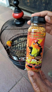 [Paket Hemat] Pakan Jebol Birahi dan Pakan Jebol Durasi Makanan Burung Lovebird menjadikan Fighter