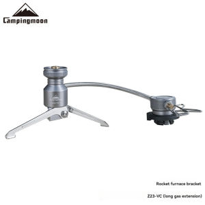 CPAMINGMOON Z23 Series Camping Stove Three Leg Adapter Gas Lamp Stand Split Extension Tube Rocket Stove Support