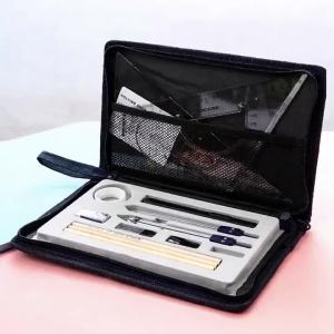 15 In1 Compass Ruler Math Geometry Plate Stationery Set Students Professional Civil Mechanical Engineering Drawing Accessori