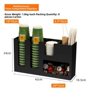 Multi-purpose Paper Cup Holder 6-sections