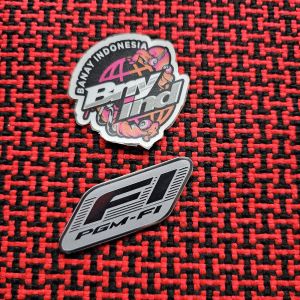 Emblem Fi Pgm Fi Honda Stainless