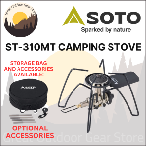 SOTO ST-310 MT Outdoor Camping Regulator GAS Stove Black