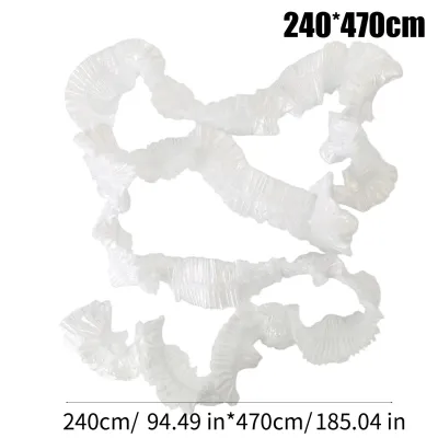 6Pcs Dust Covers With Elastic Drawstring For Sofas Beds Cabinets Essential Travel Companions Home Furnishings Universal Sofa Wardrobe Covers Household Supplies