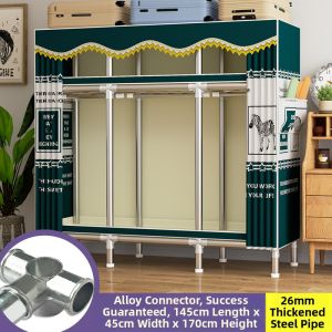 MOLORE | Multipurpose Bedroom Clothes Storage Wardrobe Easy to Assemble