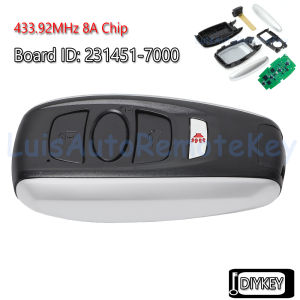 Smart Remote Car Key Fob 433MHz 8A Chip for Subaru Forester Impreza XV BRZ Legacy WRX Outback Ascent HYQ14AHK Board: 231451-7000