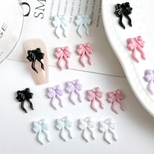 30 Chiếc Mặt Dây Trang Trí Móng Tay Nhựa Nhựa Bóng Loại Nơ Phát Sáng Dạng Ruy Băng Trang Trí Làm Móng Tay Tự Làm Sáng Tạo Phụ Kiện Làm Móng Acrylic