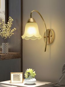 Modern Creative Flower Wall Lamp Bedroom Bedside Lamp Living Room Background Wall Balcony Lighting North European Staircase Corridor