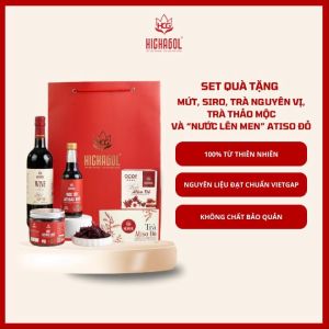 SET QUÀ TẶNG 2025 - ATISO ĐỎ HICHAGOL - SET 5 MÓN PHÙ HỢP BIẾU TẶNG QUÀ