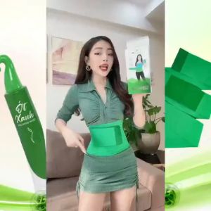 Bộ Đôi Đai Sợi Nhiêt và Ớt Xanh Tách Nhiệt Cho Eo Thon Dáng Đẹp Thiên Nhiên Việt