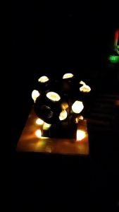 American Live 4 Arm  Wheel Moving Head Light with Red and Green Laser Light ( M-43 )