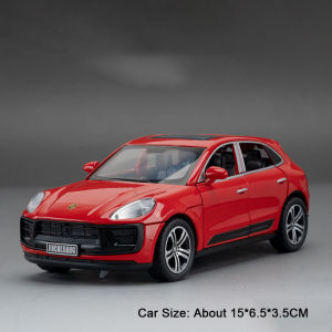 1:32 Scale Panamera Macan Model Toy Miniature Cars Alloy Diecast Sound Light Doors Opened Pull Back for Boys Educational Toys