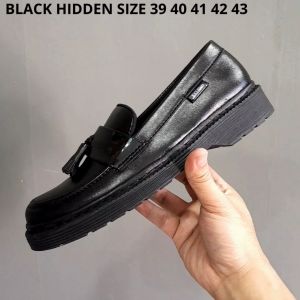 BLACK HIDDEN - Sepatu Slip On Pantofel Pria Kerja Formal Kulit Hitam 39-44