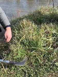 GGYY630 มีดพร้า เคียว เคียวจีน เคียวขวาน มีดขอแต่งกล้วย มีดตัดแต่งกิ่งไม้ มีดตัดหญ้า อเนกประสงค์ ใบมีดสแตนเลส (SK-5) และใบมีดเหล็กกล้า (แมงกานิส)