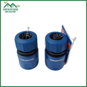Khớp nối nhanh Wadfow WQC1E12 1/2 inchWQC2E12 1/2" có nút ngắt nướcđầu nối ống nước mềm