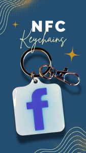 Personalized NFC Tag Keychain Digital Business Card Facebook Bini Bloom SB19 PPOP KPOP BTS