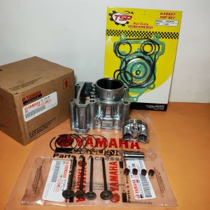 Paket blok seher assy 5OC payung klep seal klep paking topset untuk motor jupiter mx 135 new MX old