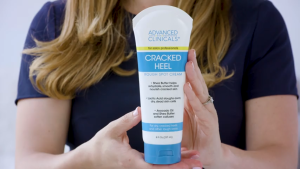 Advanced Clinicals Cracked Heel Rough Spot Cream (237ml) Foot Cream Skin Care Moisturizer Lotion For Feet W/Shea Butter | Helps Heal Cracked Skin Calluses & Dry Skin
