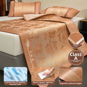 NAIFUNA | Wormwood Ice Silk Foldable Single Mattress Pad