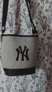 MLB Bucket Bag New Crossbody Womens Bag Advanced Spring and Summer All-Match Couple Commuter Canvas malism R Shoulder Bag