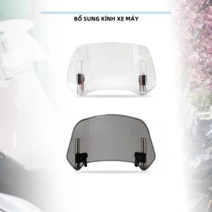 Phụ Kiện Chắn Gió Xe Máy Đa Năng Nâng Cao Kính Chắn Gió Cho BMW KTM KAWASAKI YAMAHA HONDA SUZUKI DUCATI Chất Liệu Nhựa