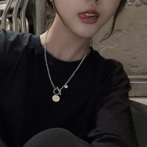 Titanium Steel No Fading Necklace Girls Heart Clavicle Chain Sweet Cool Easiest for Match Light Luxury Minority Necklace Decorations Fashion Accessories