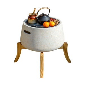 HEIFAN | Multipurpose Outdoor Fireplace For Roasting Tea And BBQ Magnesium Oxide Fire Pit