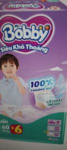 Tã Quần Bobby XXL56 Siêu Siêu Lớn (Size XXL) - 56 Miếng