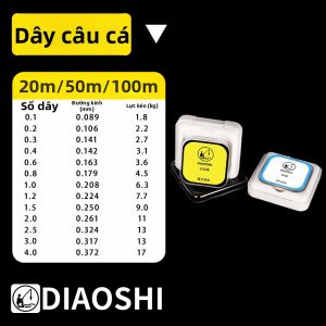 Dây Câu Cá Nylon Nanofiber PE Siêu Bền Laser Fly-knot