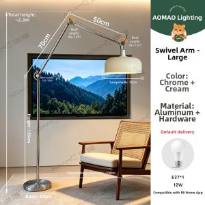 AOMAO | Adjustable Positioning Modern Reading Floor Lamp