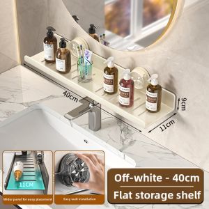 evesigar | No Drill Suction Wall Mount Bathroom Storage Rack
