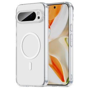 szhaiyu | For Google Pixel 11 Pro 10 9 Pro XL 10A 9A Case For Magsafe With Camera Charge Anti-Yellowing Clear Magnetic Cover Funda Shell