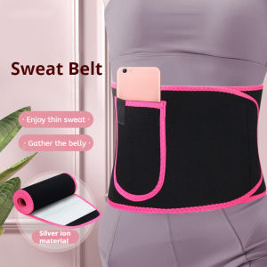 Waist Trimmer Belt For Women Sauna Sweat Slimming Adjustable Fitness Workout Abdominal Trainer Fat Burner Posture Support Home G