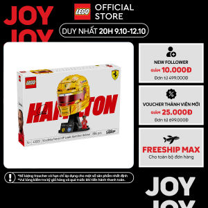 LEGO EDITIONS VEHICLES 43022 Đồ Chơi Mũ Bảo Hiểm Lewis Hamilton Đội Scuderia Ferrari HP (884 Chi Tiết)