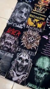 KAOS BAND / BAJU MUSIK ROCK METAL / MONO VERSION / PAKET HEMAT BEBAS PILIH 3 DESIGN / part 2