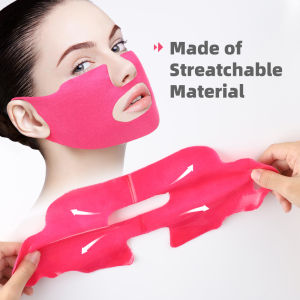 ชุ่มชื้นลดริ้วรอยเจือจางคางสองชั้นสำหรับผู้หญิงและผู้ชายครีมบำรุงผิวริ้วรอยบริเวณจมูกและปากช่วยลดหน้ากากปิดหน้าตัว V-ลดไขมันหน้ากากที่แขวนอยู่หู