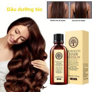 Dầu Dưỡng Tóc Laikou Argan 60ml Tinh Dầu Thiên Nhiên Chống Rụng Tóc Dưỡng Mềm Phục Hồi Tóc Xoăn Ngăn Ngừa Khô Tóc Dùng Được Cho Cả Nam Và Nữ