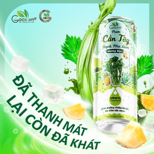 Nước cần tây thạch nha đam hương dứa Goce - 240ml