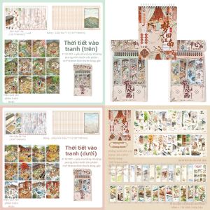2ABC | Bộ DIY 3D Tích Cảnh Trung Quốc Mùa Đông Đắp Lớp