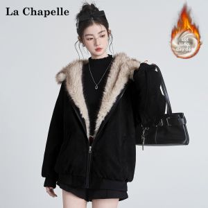 La Chapelle | Áo Khoác Mùa Đông Dày Ấm Có Mũ Kèm Tai Mèo Bông Xù