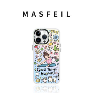MASFEIL | Thời gian giải trí Yoga cho iPhone18Promax Case 16 Đế hút từ Apple 17Pro All Inclusive Set 15 Influencer ip13pm12