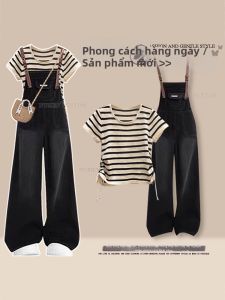 NUMEN BUTTON | Summer College Style Large Size Slimming Outfit
