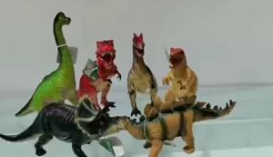 Jurassic Tyrannosaurus Rex World Simulation Dinosaur PVC Models Action Figures Boys Toys Gift Deco Cake Birthday 仿真恐龙模型玩具 (1129)