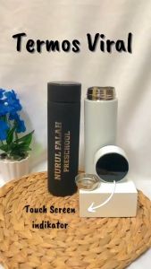 Botol Minum Tumbler LED Nama Custom Nama Logo Sendiri Untuk Kado Romantis & Berkesan