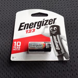 Pin CR123 CR123A Energizer 3V Lithium chính hãng - Vỉ 1 viên pin cho máy ảnh