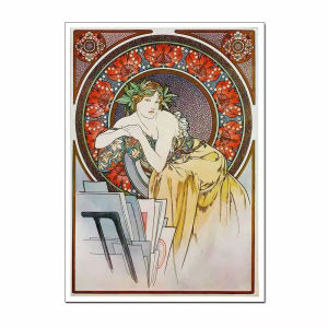 DIY Oil Painting By Numbers Art Nouveau Retro Home Decoration Wall Living Room Decor Best Gift Frameless