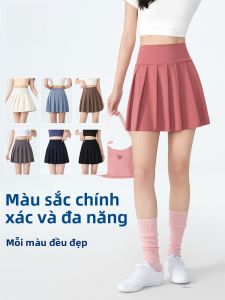 MiiOW | Quần short thể thao yoga mỏng mùa hè dành cho nữ Quần áo chạy bộ thể thao có túi Quần áo hai mảnh giả Shark