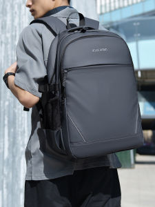 Mens Large Capacity Business Travel Backpack Simple Computer Bag High School College Student Bookbag Casual Leisure Style