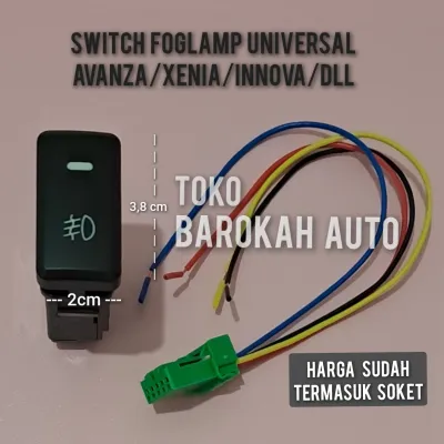 switch foglamp avanza xenia innova saklar on off universal