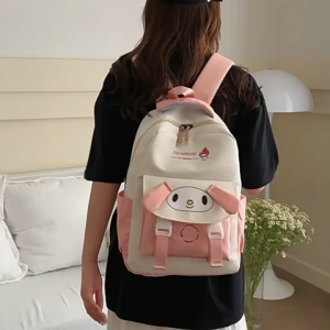 [SG Seller]Sanrio Cinnamoroll Kuromi Pompompurin My Melody School Bag Bagpack Cute bag Cartoon bag